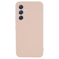 Matowy Pokrowiec z TPU Anti-Fingerprint Samsung Galaxy A54 5G - Róż