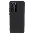 Huawei P40 Pro Matowy Pokrowiec TPU Anti-Fingerprint - Czarne