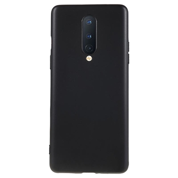 OnePlus 8 Matowy Pokrowiec TPU Anti-Fingerprint - Czarne