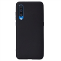 Samsung Galaxy A50 Matowy Pokrowiec TPU Anti-Fingerprint - Czarne