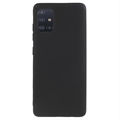Samsung Galaxy A51 Matowy Pokrowiec TPU Anti-Fingerprint - Czarne