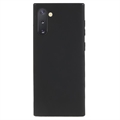 Samsung Galaxy Note10 Matowy Pokrowiec TPU Anti-Fingerprint - Czarne