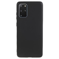 Samsung Galaxy S20+ Matowy Pokrowiec TPU Anti-Fingerprint - Czarne