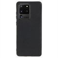 Samsung Galaxy S20 Ultra Matowy Pokrowiec TPU Anti-Fingerprint - Czarne