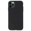 iPhone 11 Pro Matowy Pokrowiec TPU Anti-Fingerprint - Czarne