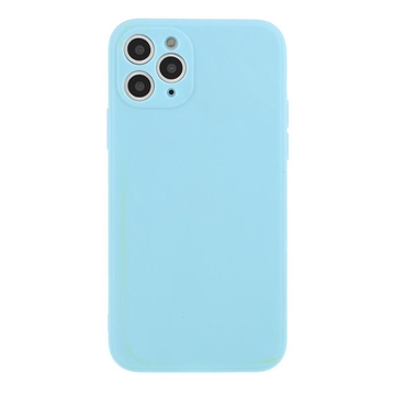 iPhone 11 Pro Matowy Pokrowiec TPU Anti-Fingerprint - Lazurowy
