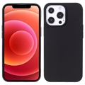 iPhone 13 Pro Matowy Pokrowiec TPU Anti-Fingerprint - Czarne