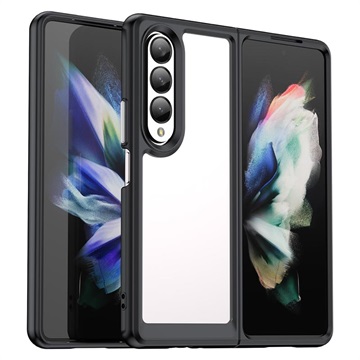 Pokrowiec Anti-Shock Hybrid Samsung Galaxy Z Fold4 5G - Czarny / Przezroczysty