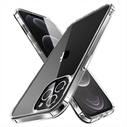 iPhone 12 Pro Max Pokrowiec Anti-Shock Hybrid - Transparentny