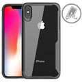 Pokrowiec Anti-Shock Hybrid iPhone XS Max - Czarny / Przeźroczysty