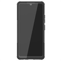 Samsung Galaxy A42 5G Anti-Slip Etui Hybrydowe - Czerń