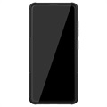 Samsung Galaxy A51 Anti-Slip Etui Hybrydowe - Czerń