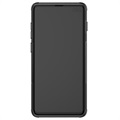Samsung Galaxy S10 Hybrydowe Etui Antypoślizgowe z Podpórką - Czarne