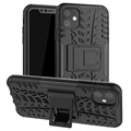 iPhone 11 Anti-Slip Etui Hybrydowe - Czerń