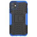 iPhone 11 Anti-Slip Etui Hybrydowe - Błękit / Czerń