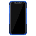 iPhone 11 Anti-Slip Etui Hybrydowe - Błękit / Czerń
