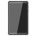 Samsung Galaxy Tab A7 Lite Antypoślizgowe Hybrydowe Etui z Podpórką - Czerń