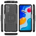 Xiaomi Redmi Note 11/11S Antypoślizgowy Hybrydowy Pokrowiec - Czerń