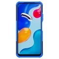 Xiaomi Redmi Note 11/11S Antypoślizgowy Hybrydowy Pokrowiec - Błękit / Czerń