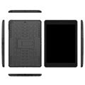 iPad 10.2 2019/2020/2021 Antypoślizgowe Hybrydowe Etui z Podpórką - Czarne