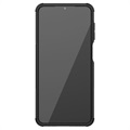 Samsung Galaxy A12 - Antypoślizgowe Hybrydowe Etui – Czarne
