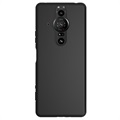 Antypoślizgowe Etui z TPU - Sony Xperia Pro-I - Czarne