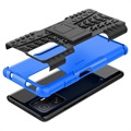 Xiaomi 11T/11T Pro Antypoślizgowy Hybrydowy Pokrowiec - Błękit / Czerń