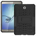 Samsung Galaxy Tab S2 8.0 T710, T715 - Antypoślizgowy Pokrowiec Hybrydowy, Czarny