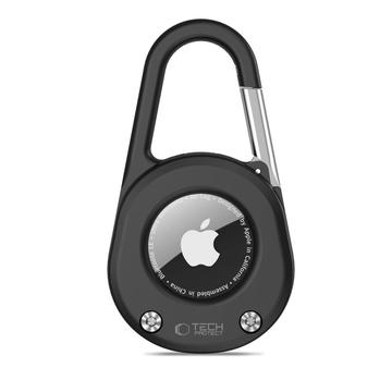 Brelok z karabińczykiem Apple AirTag 1/2 Tech-Protect Slidelock - czarny
