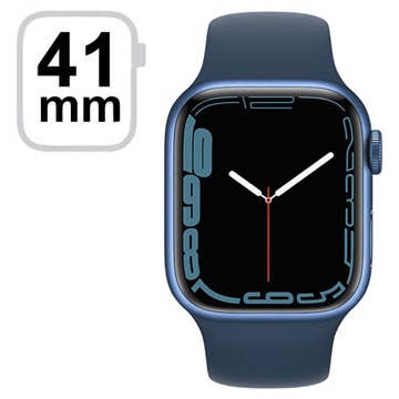 Apple Watch 7 WiFi MKN13FD/A - Aluminium, Pasek Sportowy w kolorze Błękitnej Toni, 41mm - Niebieski