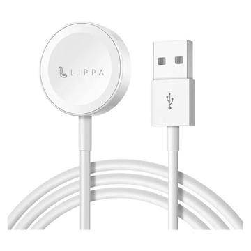 Kabel do ładowania Apple Watch Lippa - 1 m, 5 W - biały