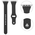 Apple Watch 7/SE/6/5/4/3/2/1 Skórzany Pasek Premium - 45mm/44mm/42mm - Czerń