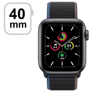 Apple Watch SE LTE MYEL2FD/A - 40mm, Charcoal Sport Loop - Kosmiczny Szary