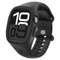 Etui Apple Watch Series 10 Spigen Liquid Air Pro z paskiem - 46mm - matowa czerń