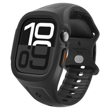 Etui Apple Watch Series 10 Spigen Liquid Air Pro z paskiem - 46mm - matowa czerń