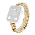 Apple Watch Series 10/9/8/SE (2022)/7/SE/6/5/4/3/2/1 Elegancki pasek ze stali nierdzewnej - 42mm/41 mm/40 mm/38 mm - złoty