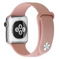 Miękki Silikonowy Pasek do Apple Watch Series SE (2023)/10/9/8/SE (2022)/7/SE/6/5/4/3/2/1 - 42mm/41mm/40mm/38mm - Róż