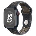 Apple Watch Series Ultra 2/Ultra/10/9/8/SE (2022)/7/SE/6/5/4/3/2/1 Pasek silikonowy Lippa Flour - 49mm/46mm/45mm/44mm/42mm - Czarny