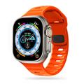 Apple Watch Series Ultra 2/Ultra/9/8/SE (2022)/7/SE/6/5/4/3/2/1 Pasek silikonowy Tech-Protect IconBand Line - 49 mm/45 mm/44 mm/42 mm - pomarańczowy