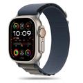 Apple Watch Series Ultra 2/Ultra/10/9/8/SE (2022)/7/SE/6/5/4/3/2/1 Pasek Tech-Protect Nylon Pro - 49mm/46mm/45mm/44mm/42mm - granatowy / szary