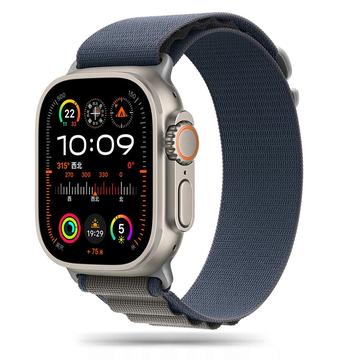 Apple Watch Series Ultra 2/Ultra/10/9/8/SE (2022)/7/SE/6/5/4/3/2/1 Pasek Tech-Protect Nylon Pro - 49mm/46mm/45mm/44mm/42mm - granatowy / szary