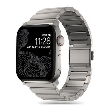 Apple Watch Series Ultra 2/Ultra/10/9/8/SE (2022)/7/SE/6/5/4/3/2/1 Pasek ze stali nierdzewnej Tech-Protect SteelBand - 49mm/45mm/44mm/42mm