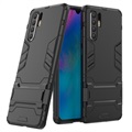 Etui Hybrydowe z Podpórką Serii Armor do Huawei P30 Pro - Czerń