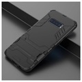 Etui Hybrydowe z Podpórką Serii Armor do Samsung Galaxy S10e - Czerń