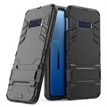 Etui Hybrydowe z Podpórką Serii Armor do Samsung Galaxy S10e - Czerń