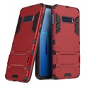 Etui Hybrydowe z Podpórką Serii Armor do Samsung Galaxy S10e - Czerwień