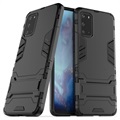 Etui Hybrydowe z Podpórką Serii Armor do Samsung Galaxy S20+ - Czerń