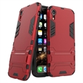 iPhone XR Etui Hybrydowe z Podpórką Serii Armor - Czerwień