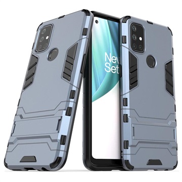 Etui Hybrydowe z Podpórką Serii Armor do OnePlus Nord N10 5G - Błękit