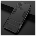 OnePlus Nord N100 Hybrydowe Etui Armor Series z Podpórką - Czarne